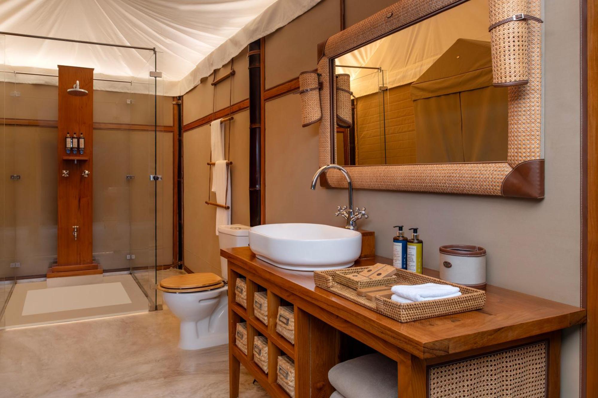 Hotel The Outpost Al Barari Camp Mesaieed Exteriér fotografie
