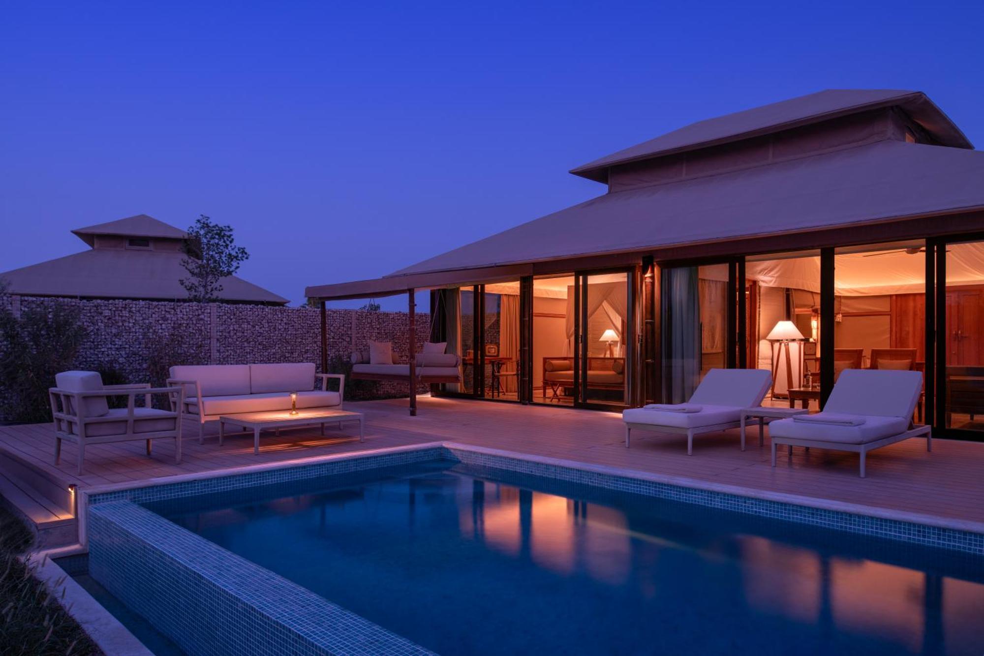 Hotel The Outpost Al Barari Camp Mesaieed Exteriér fotografie