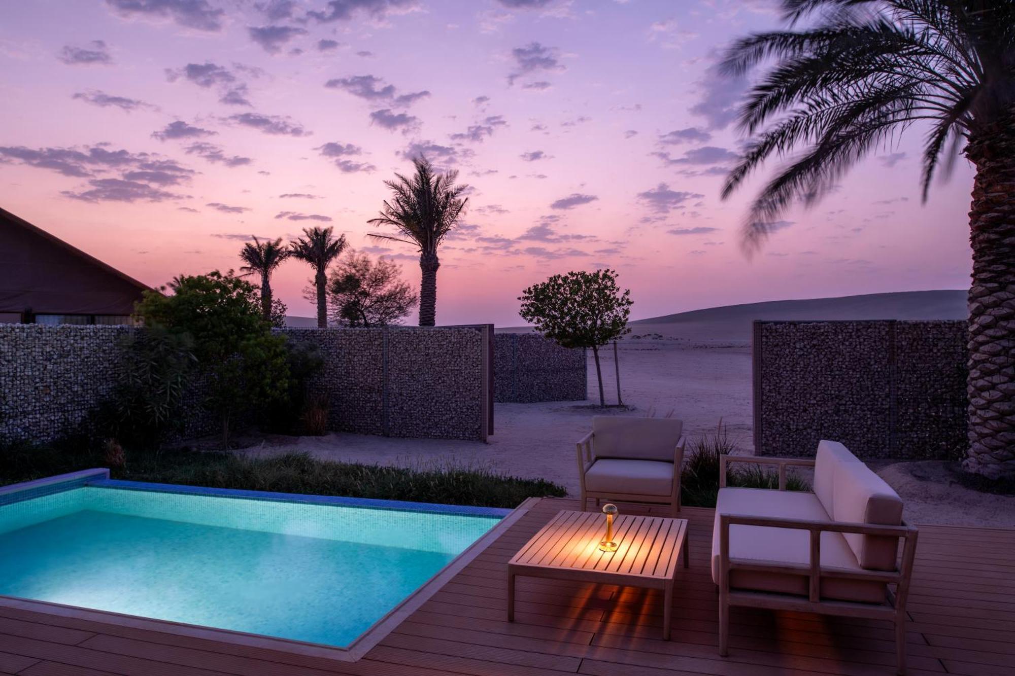 Hotel The Outpost Al Barari Camp Mesaieed Exteriér fotografie