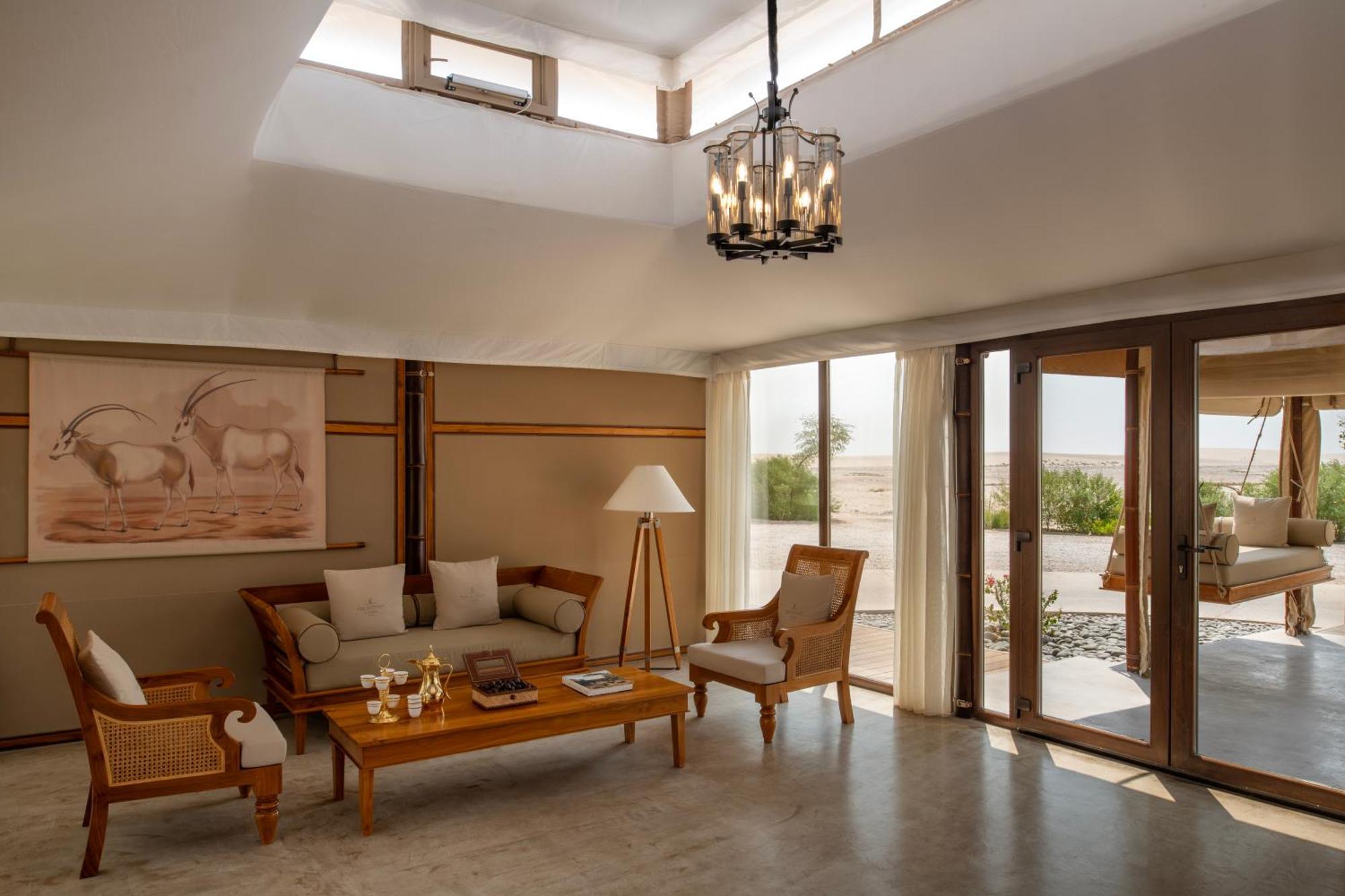 Hotel The Outpost Al Barari Camp Mesaieed Exteriér fotografie
