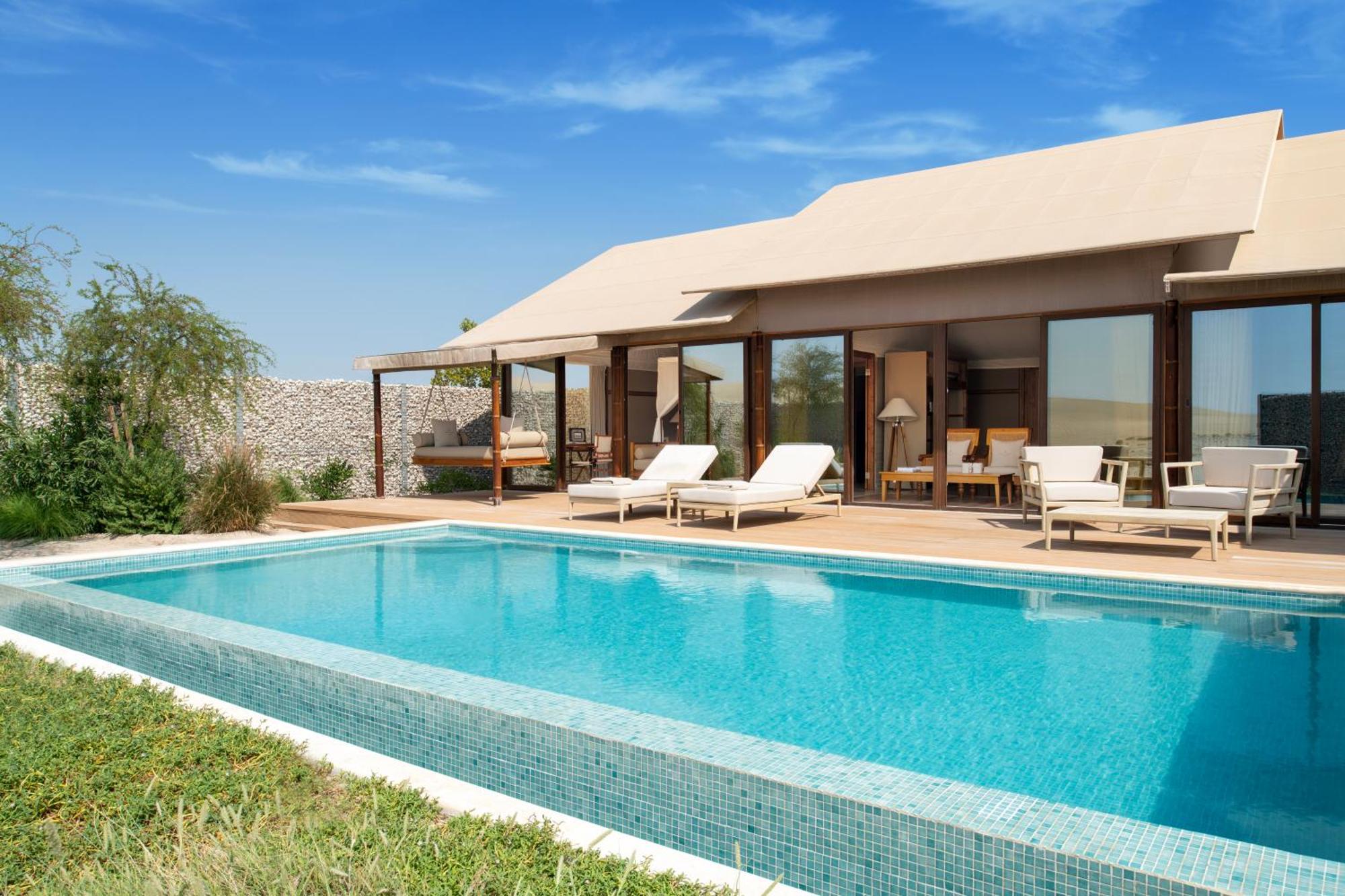 Hotel The Outpost Al Barari Camp Mesaieed Exteriér fotografie